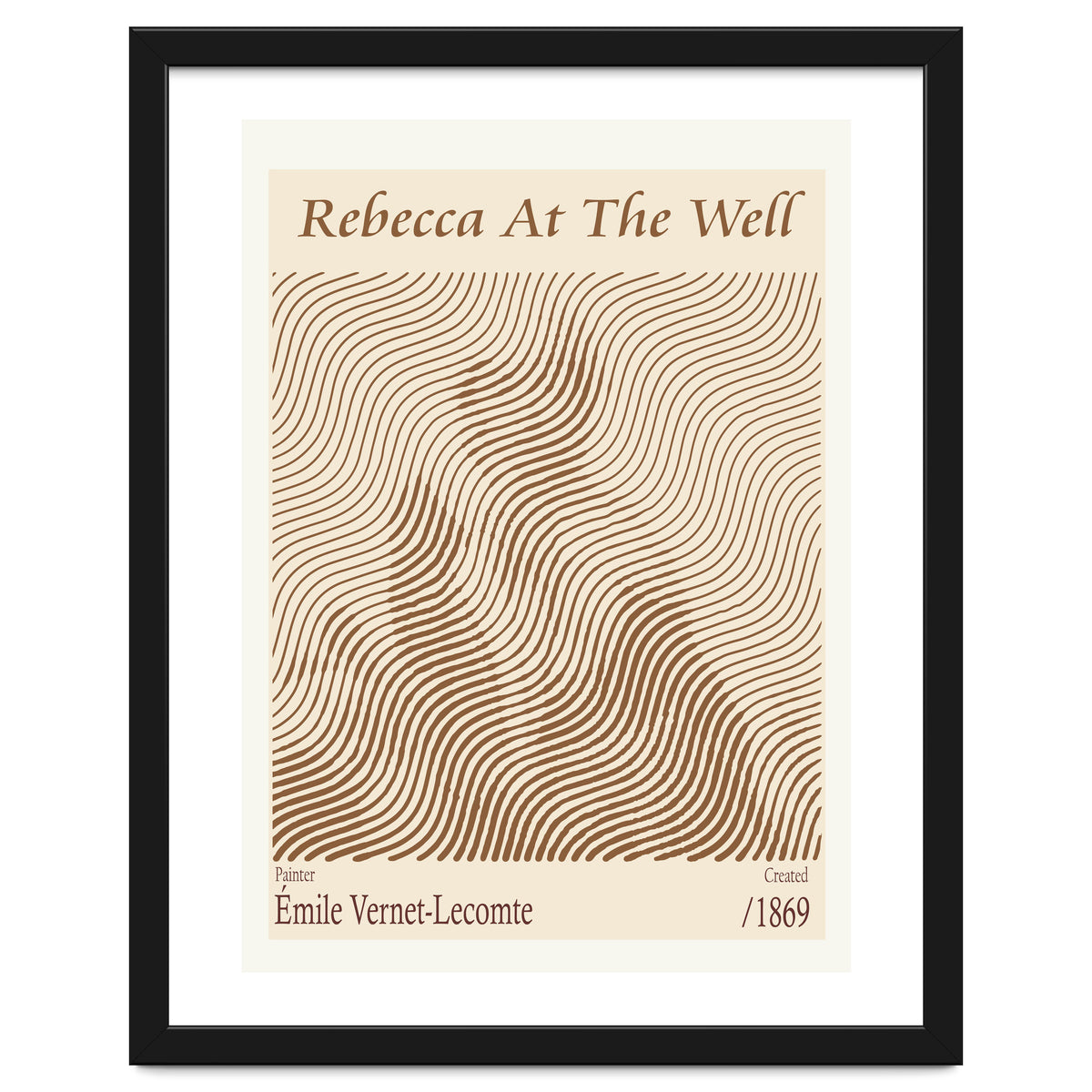 Rebecca At The Well – Émile Vernet Lecomte (1869)