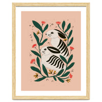 Hares Among Flowers