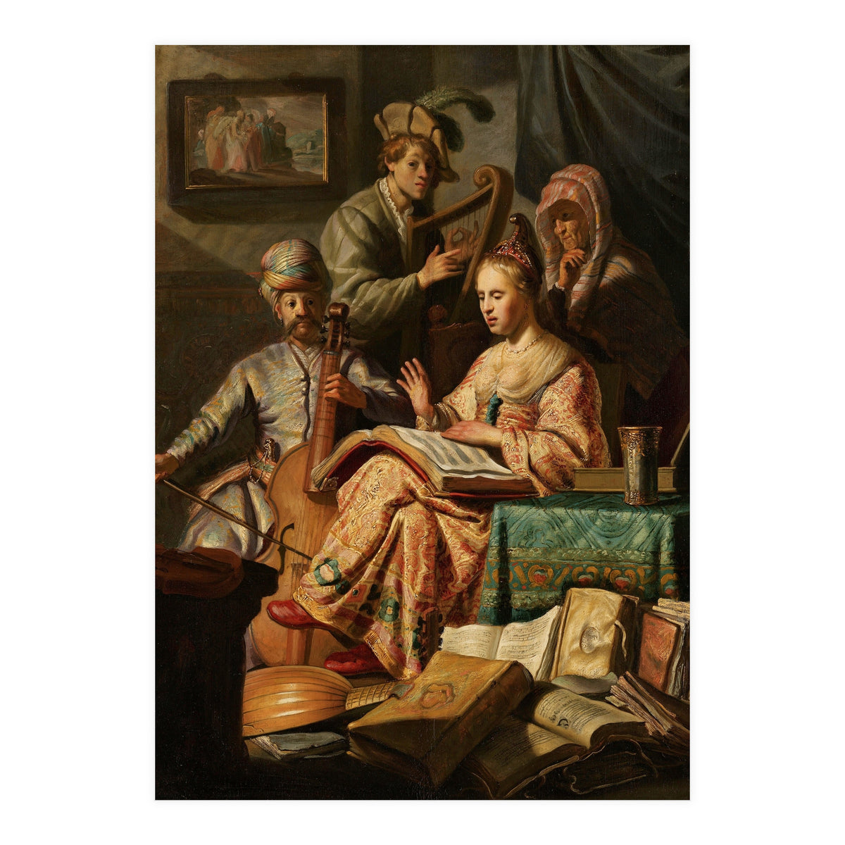 Musical Company – Rembrandt (1626) (Print Only)