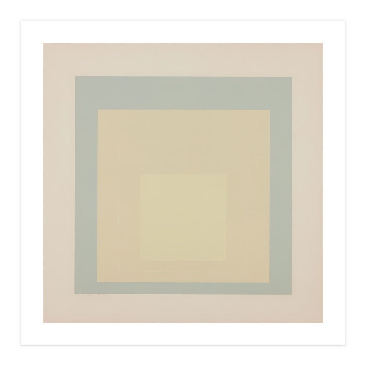 JOSEF ALBERS - HOMAGE TO THE SQUARE  (Print Only)