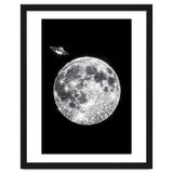Diamond moon and UFO thumbnail