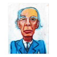 Jorge Luis Borges 2 3d (Print Only)