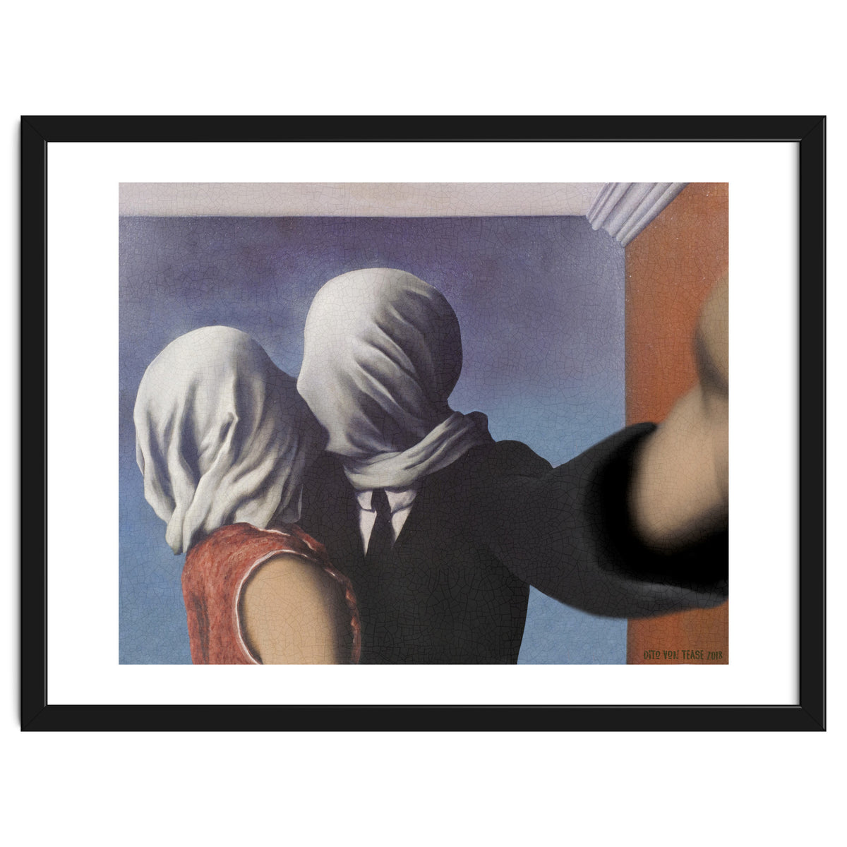 Lovers - Magritte - Selfie
