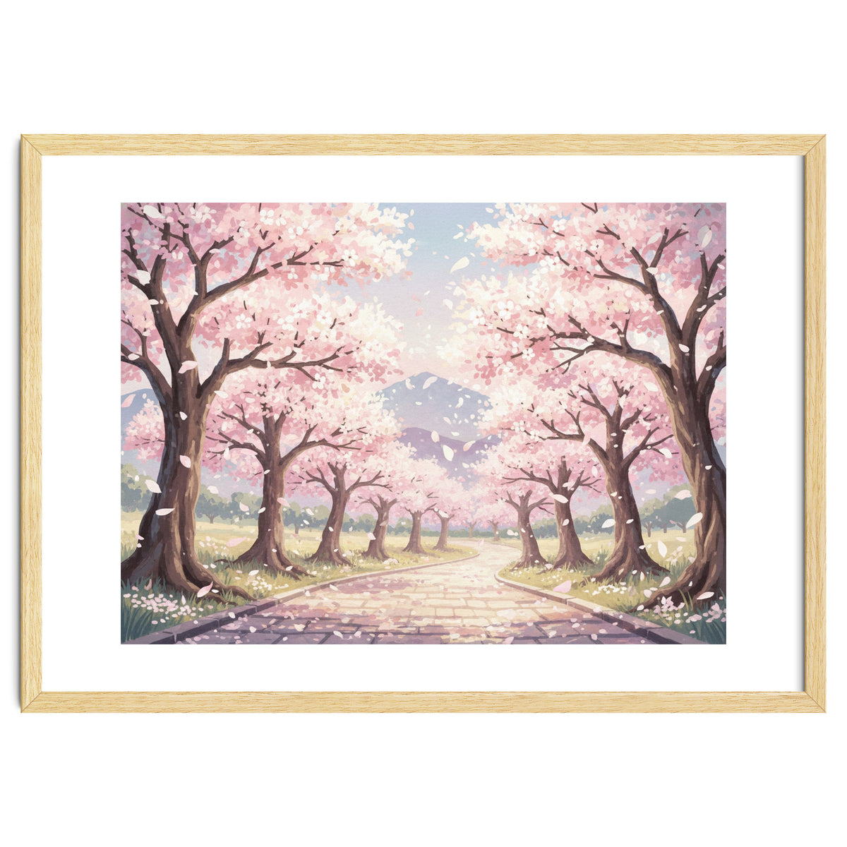 Sakura Path: Serene Cherry Blossom Avenue
