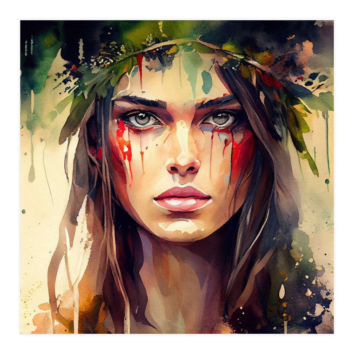 Watercolor Druid #2 (Print Only)