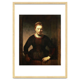 Rembrandt Harmenszoon van Rijn / 'Young Girl at an Open Half-Door', 1645. thumbnail