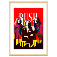 Rush Progressive Rock Pop Art WPAP