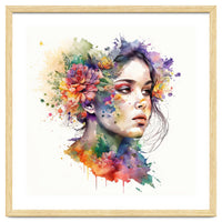 Ethereal Bloom Portrait