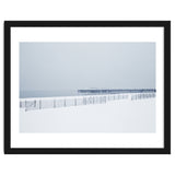 Pier in the winter seascape thumbnail