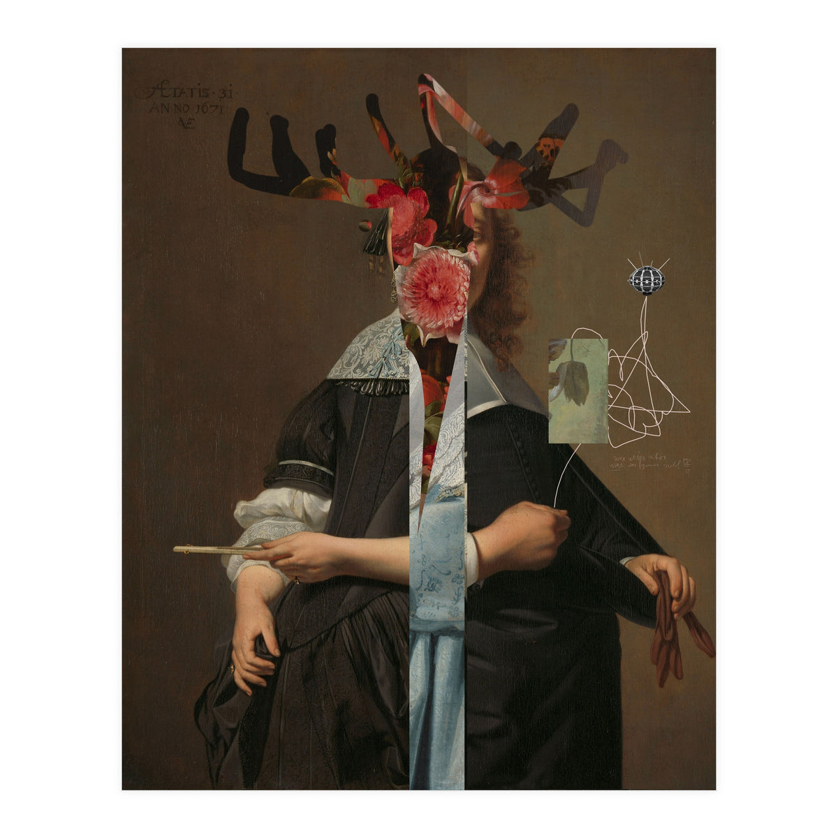 Classic Mix 252 · Hirsch Blumen (Print Only)