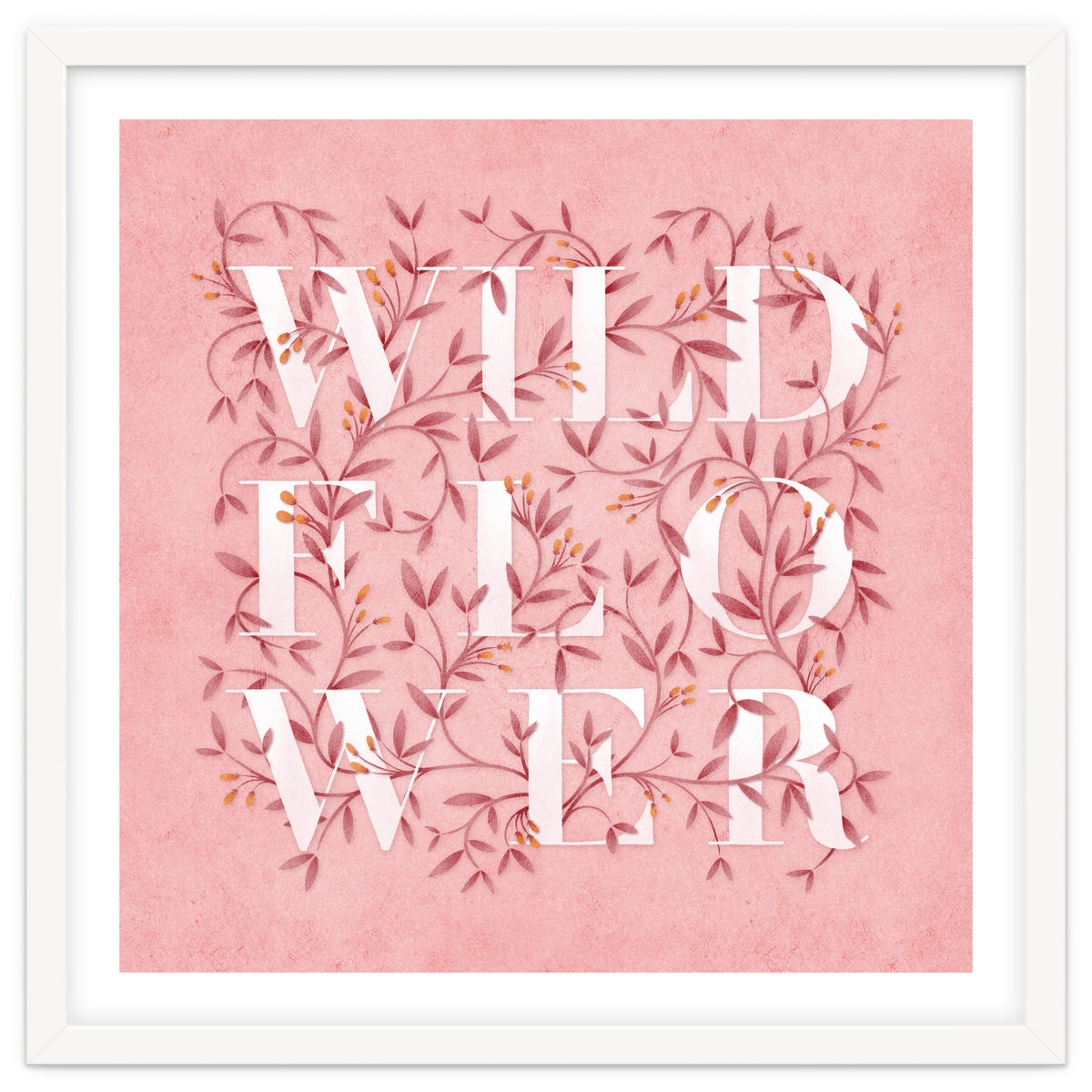 Wild Flower Typography