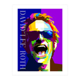 David Lee Roth Rock Singer Art WPAP (Print Only) thumbnail