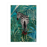 Zebra in the Jungle Heels  (Print Only) thumbnail