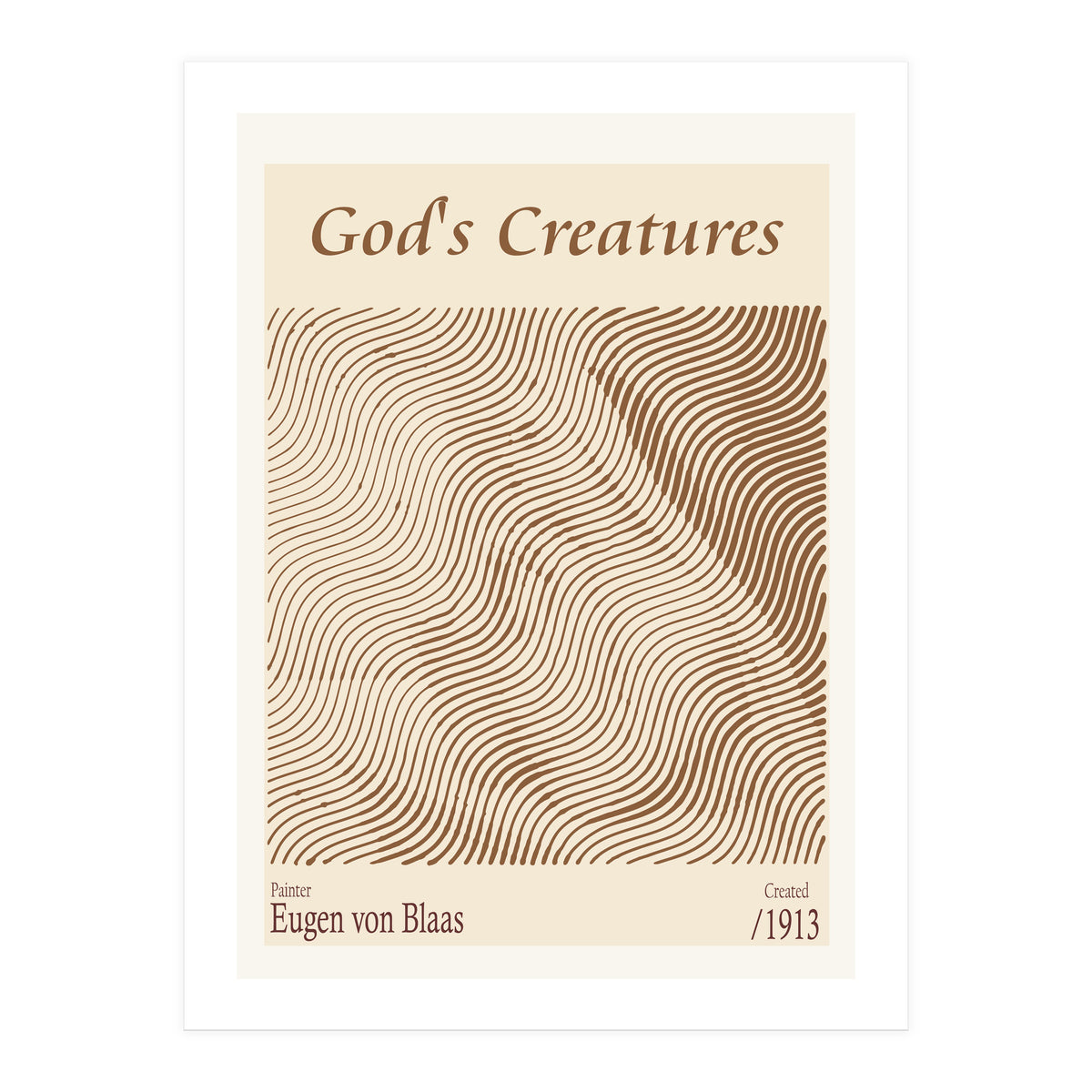 God's Creatures – Eugene De Blaas 1913 (Print Only)