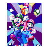 Mario Luigi Popart Cartoon Pop Art (Print Only) thumbnail