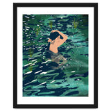 The Birth Of A Lake, Wild Nature Landscape Painting, Bohemian Woman Free Spirit thumbnail