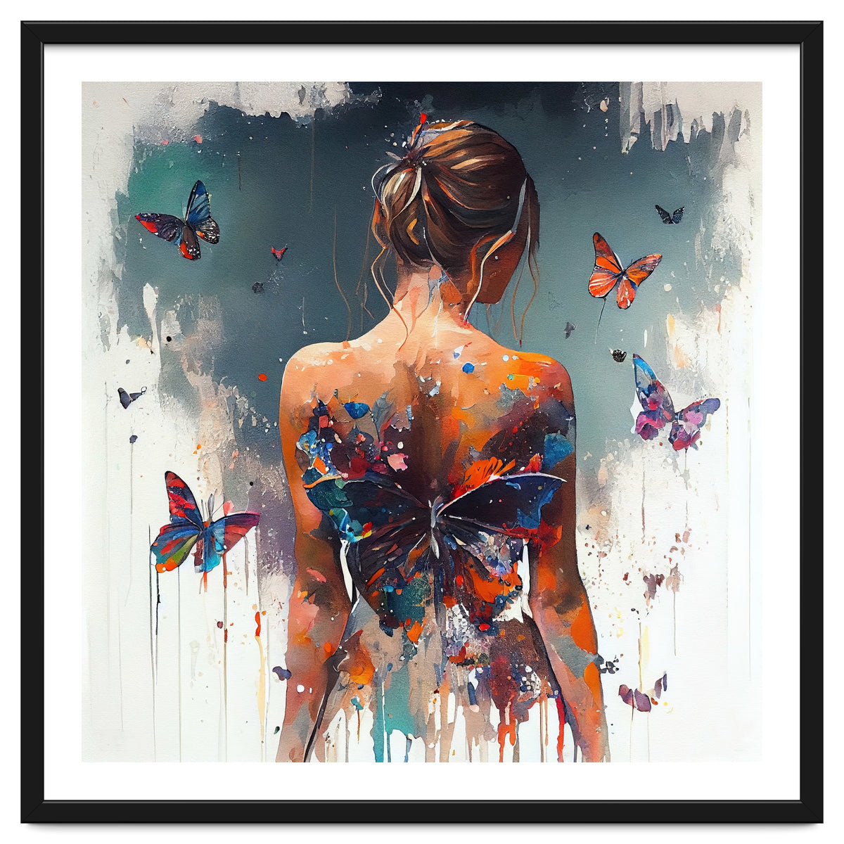 Powerful Butterfly Woman Body #4