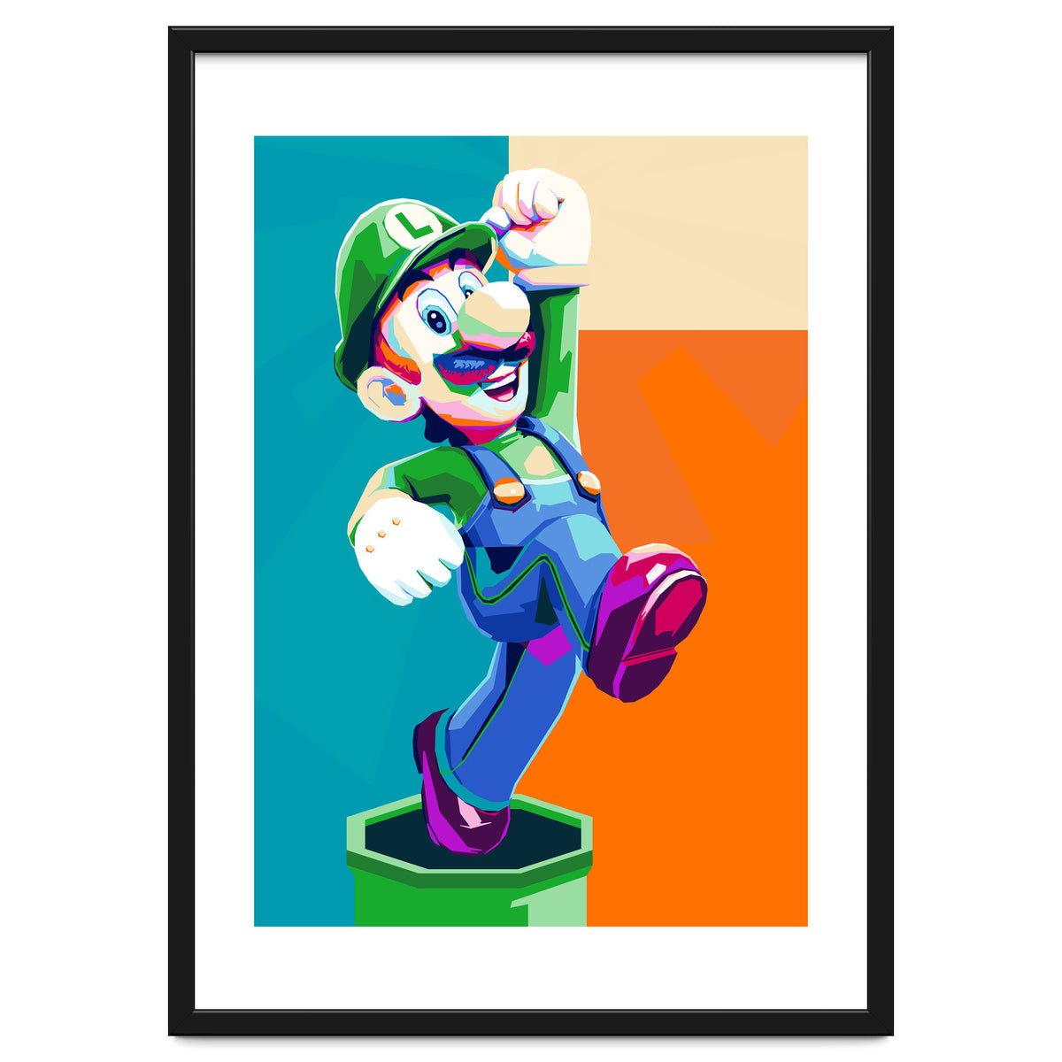 Mario Luigi Pop Art Cartoon Pop Art