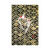 2 Koi In Wood (Print Only) thumbnail