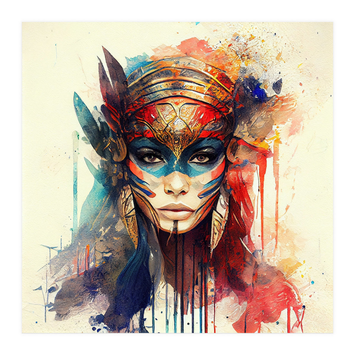 Powerful Warrior Woman #6 (Print Only)