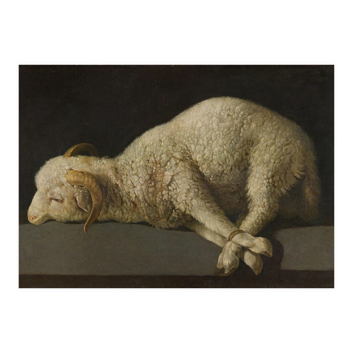 Francisco de Zurbarán / 'Agnus Dei (The Lamb of God)', 1635-1640, Spanish School. (Print Only)