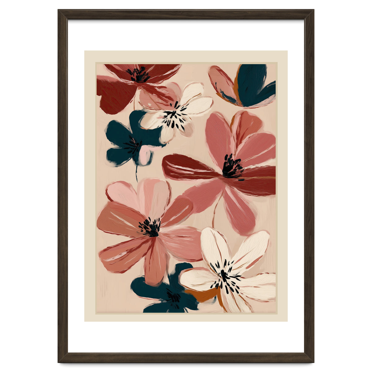 Blush And Wine Blossoms III