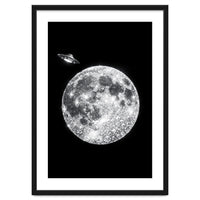 Diamond moon and UFO