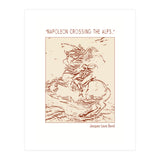 “napoleon Crossing The Alps,” – Jacques Louis David (Print Only) thumbnail
