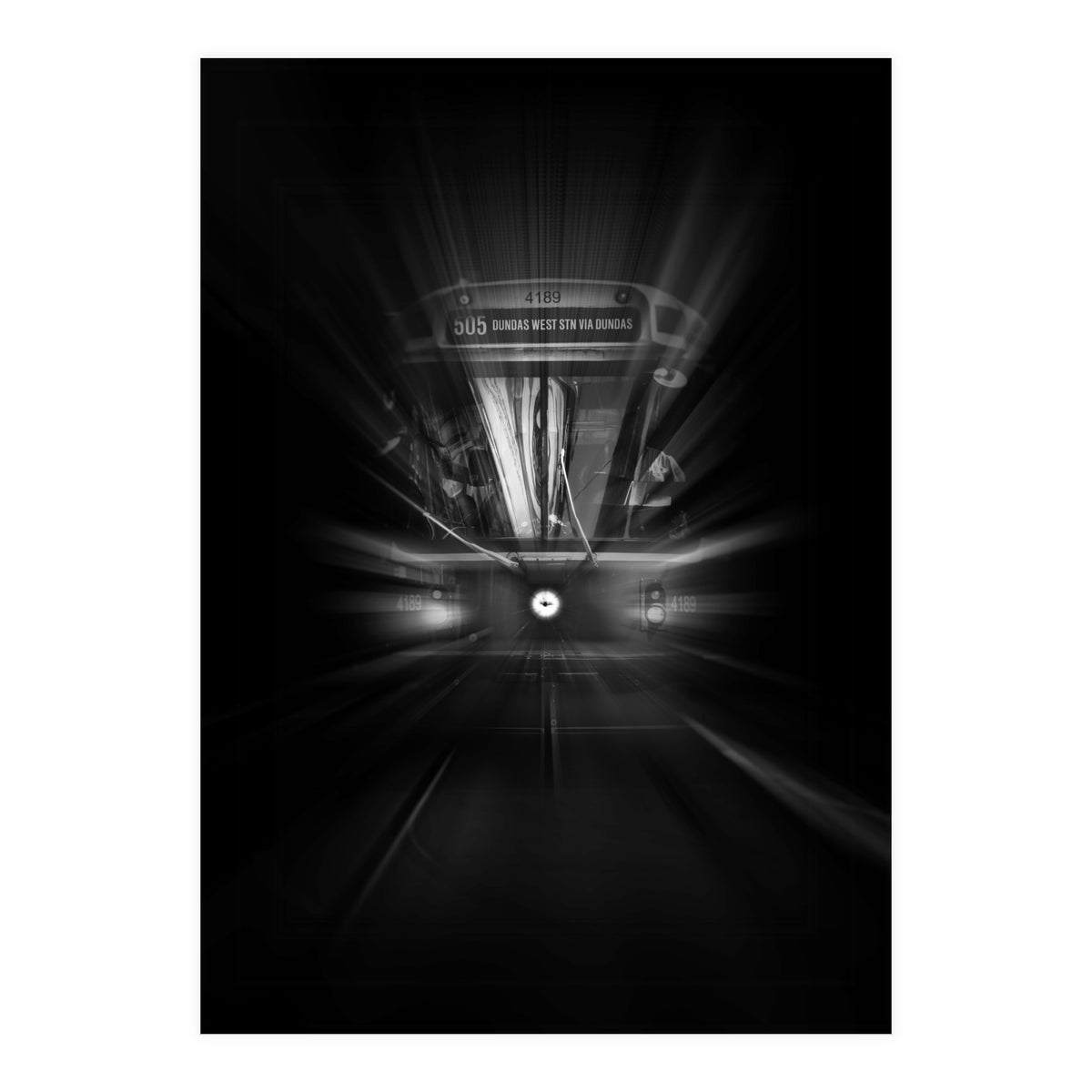 The 505 Dundas Streetcar Flow Version No 1 (Print Only)