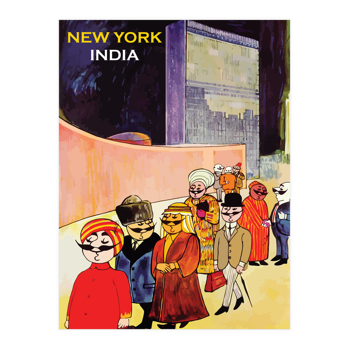 New York - India (Print Only)