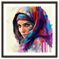 Vivid Veil Side Portrait