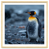 King Penguin Standing In The Rain thumbnail