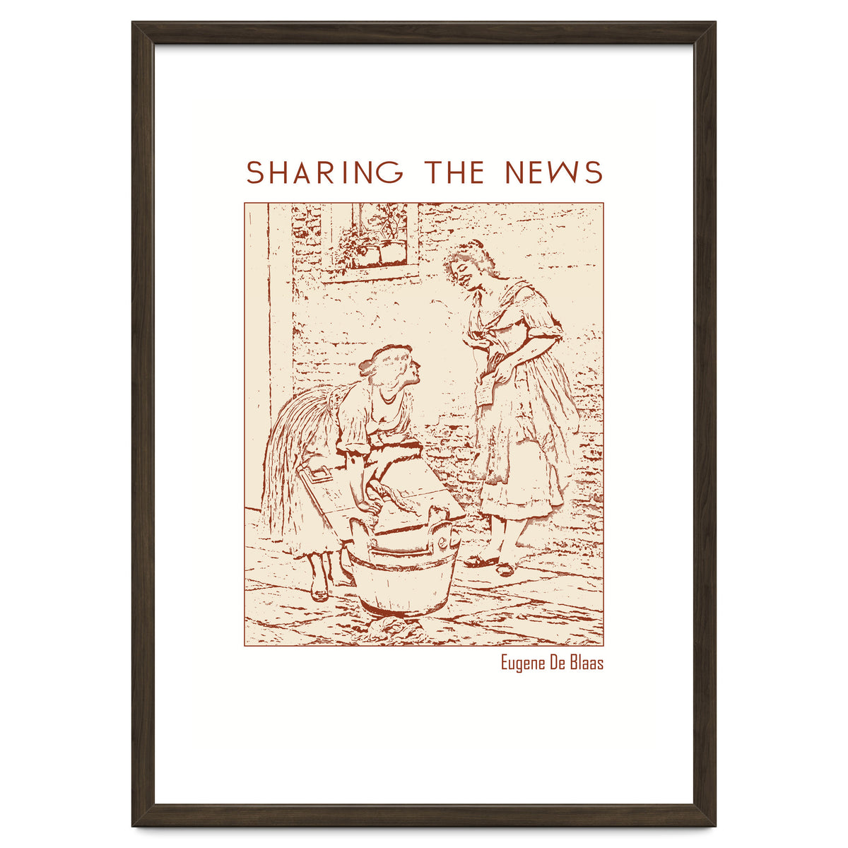 Sharing The News – Eugene De Blaas