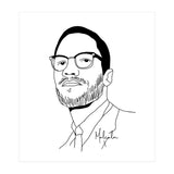 Malcolm X Illustration (Print Only) thumbnail