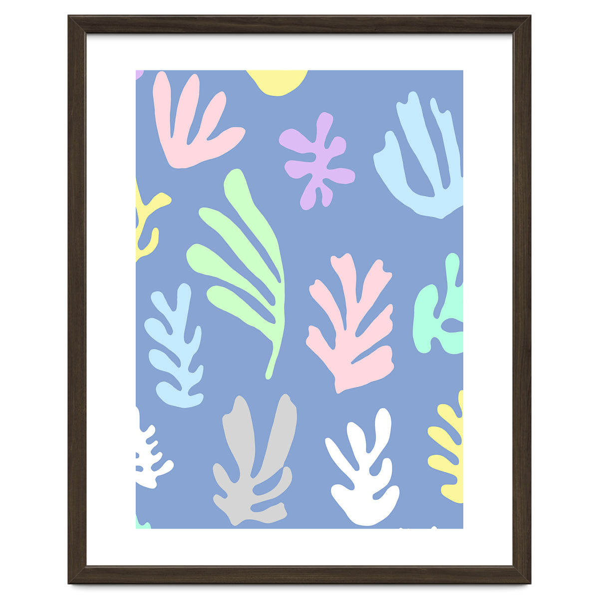 Matisse Colorful Leaves Blue