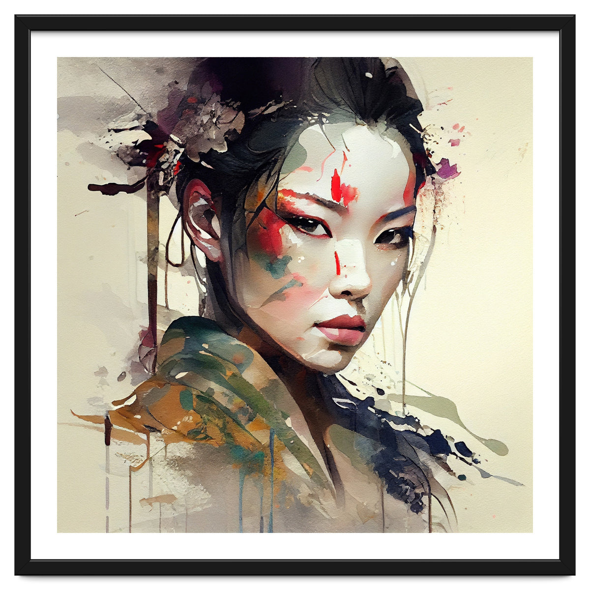 Powerful Warrior Geisha #1