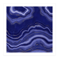 Blue Agate Texture 06 (Print Only)