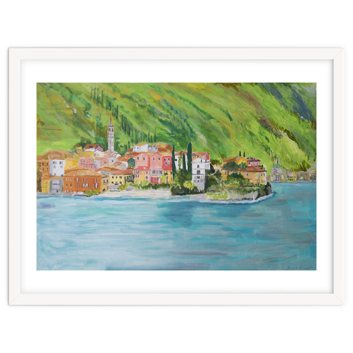 View Across The Lake To Varenna