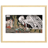 Utagawa Kuniyoshi – Mitsukuni Defying the Skeleton Specter (1910) | Dramatic Japanese Ukiyo-e Masterpiece thumbnail