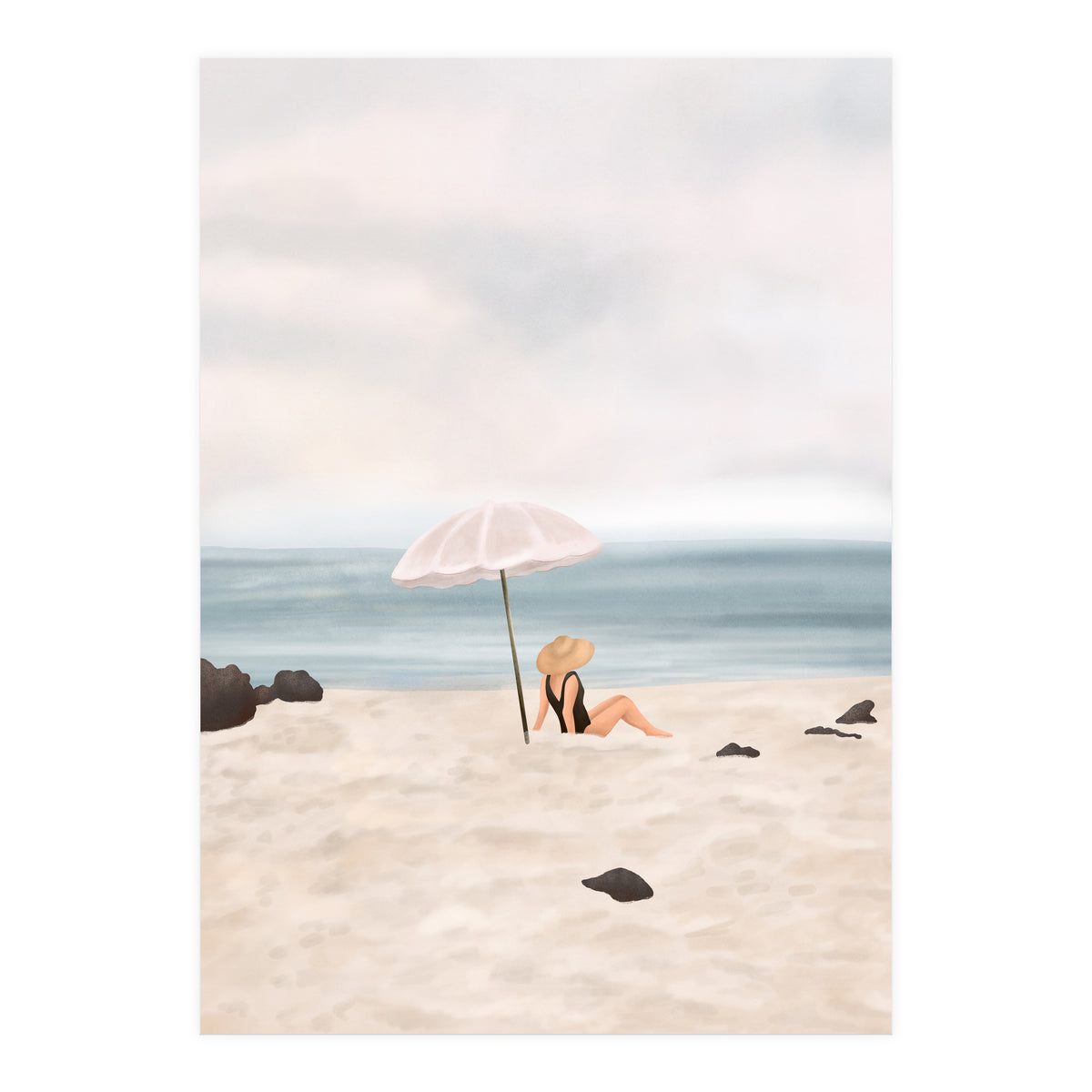 Beach Morning II (Print Only)