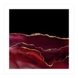 Burgundy & Gold Agate Texture 07 (Print Only) thumbnail