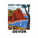 Devon County, England (Print Only) thumbnail