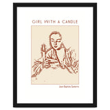 Girl With A Candle – Jean Baptiste Santerre thumbnail