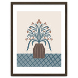 Earthy Modern Vase with Florals thumbnail