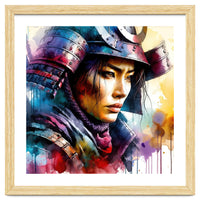 Samurai Asian Warrior Woman Portrait