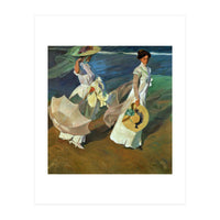 Joaquín Sorolla / 'Walk on the Beach', 1909, Oil on canvas, 205 x 200 cm. (Print Only)