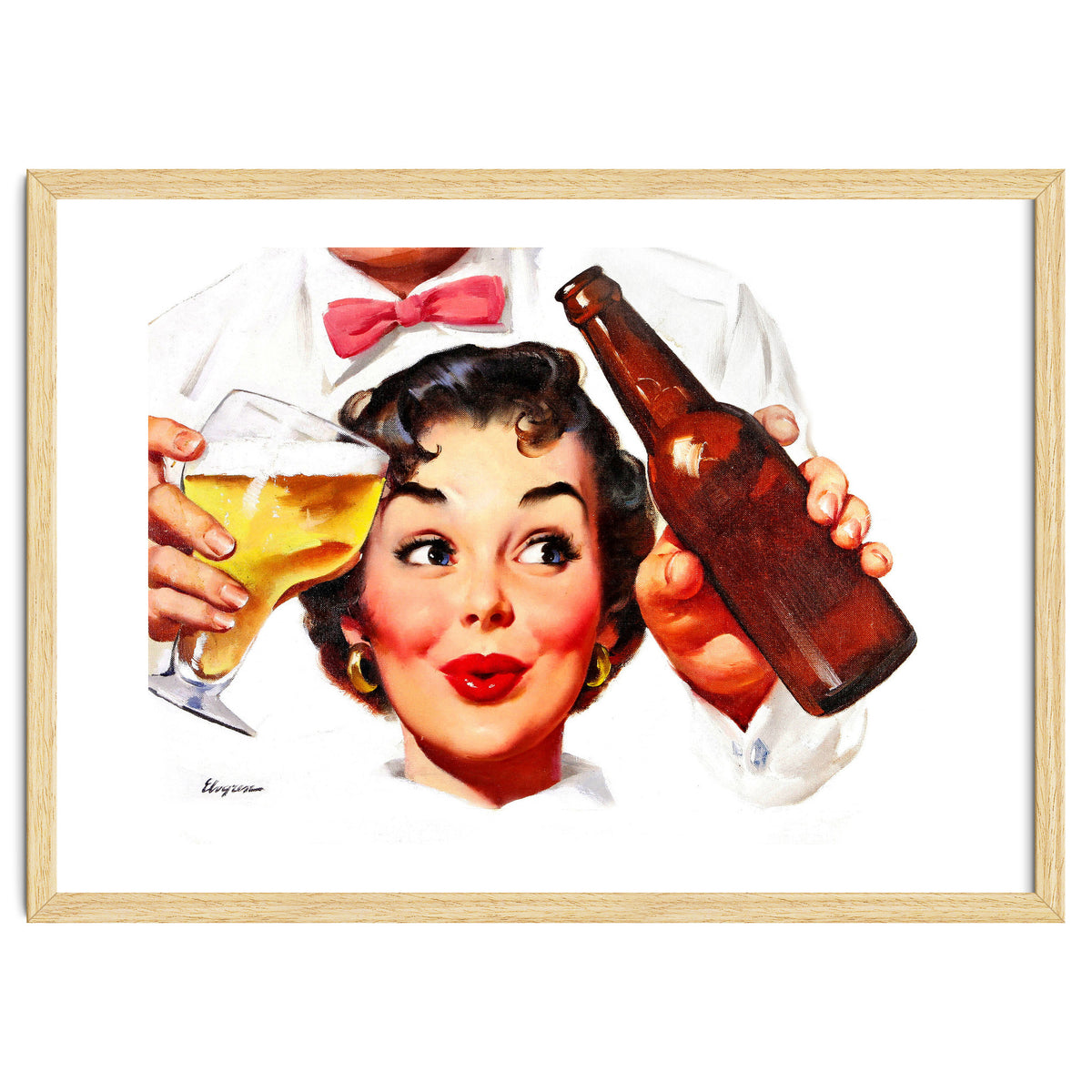 Pinup Beer Lover