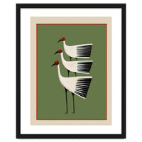 Striped Bird Trio I