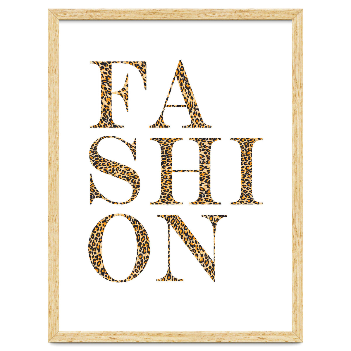 Fashion, Leopard Print Letters, Modern Chic decor