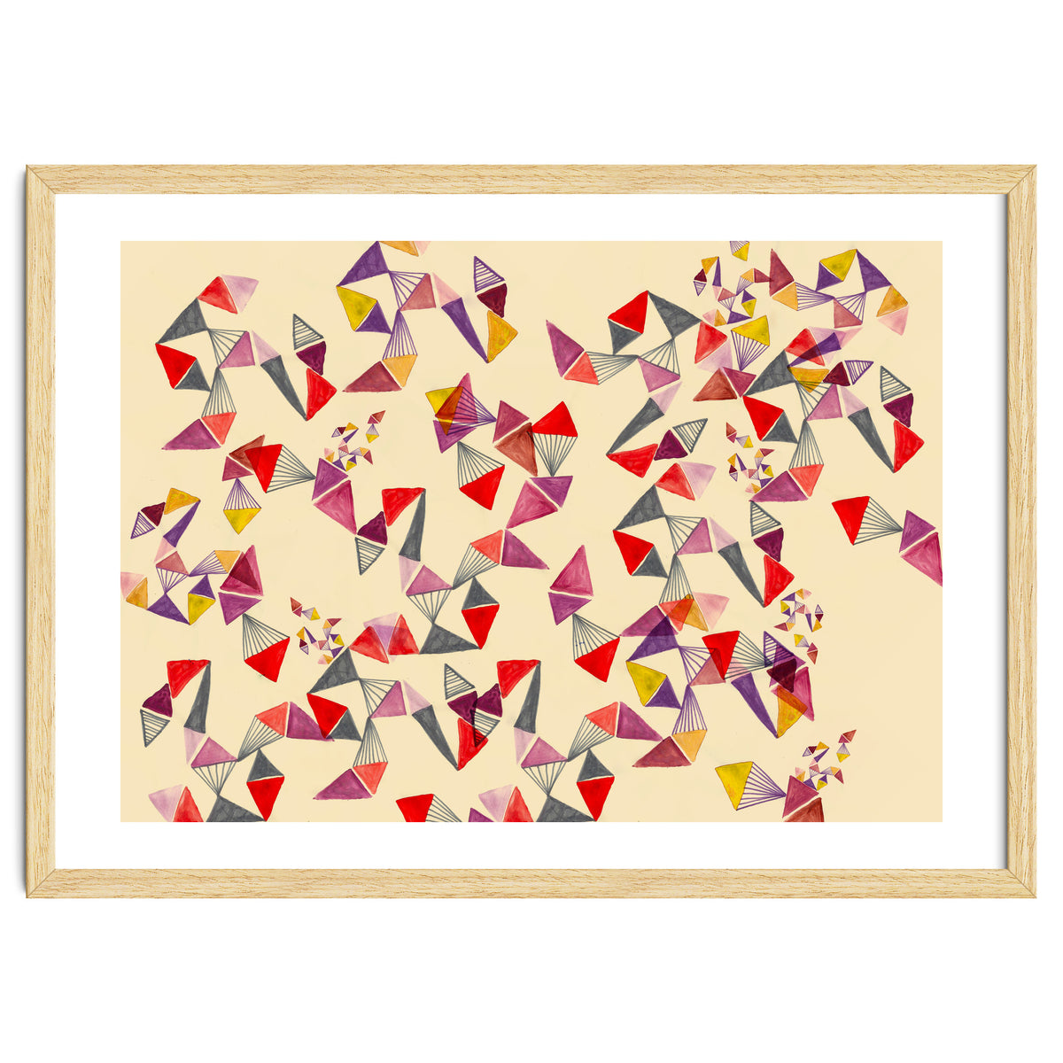 Watercolour Geometric Shapes